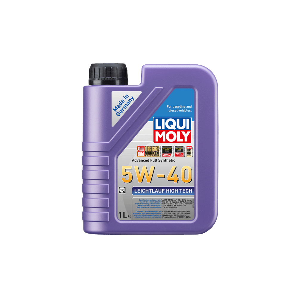 Moottoriöljy LIQUI MOLY LEICHTLAUF HIGH TECH 5W40 1L