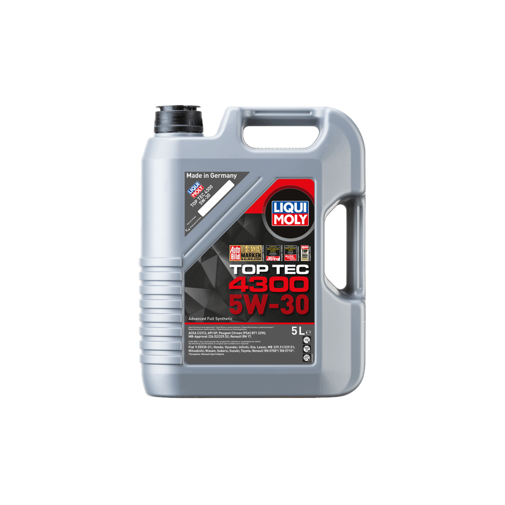 Moottoriöljy LIQUI MOLY TOP TEC 4300 5W30 5L