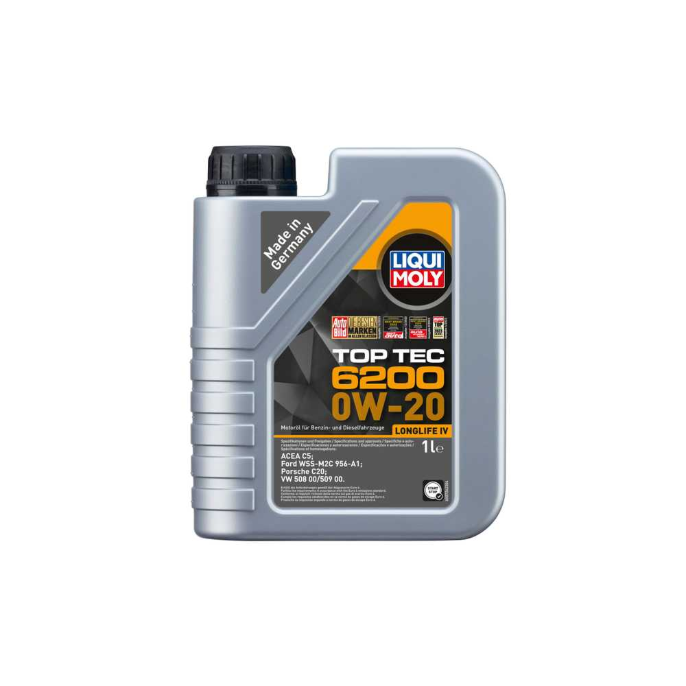 Moottoriöljy LIQUI MOLY TOP TEC 6200 0W20 1L