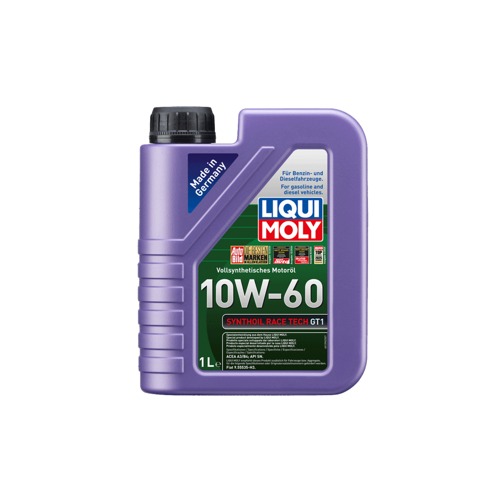 Moottoriöljy LIQUI MOLY SYNTHOIL RACE TECH GT1 10W60 1L