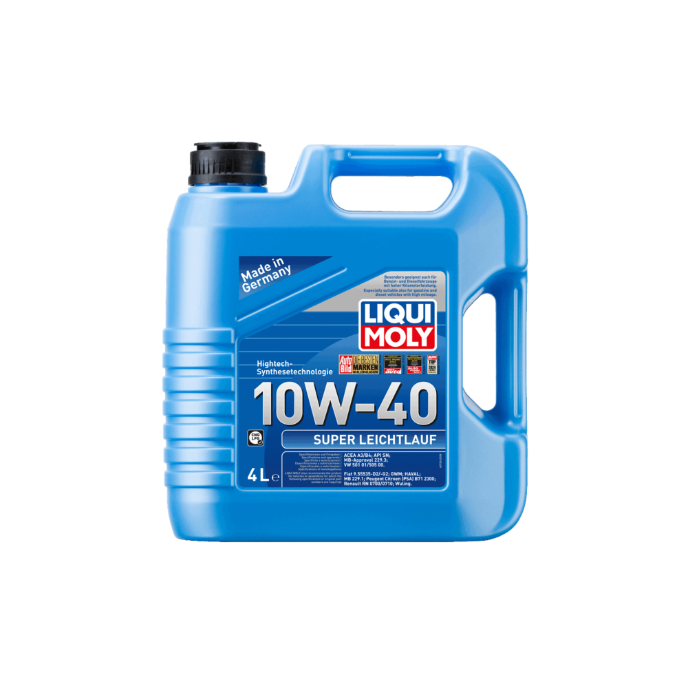 Moottoriöljy LIQUI MOLY SUPER LEICHTLAUF 10W40 4L