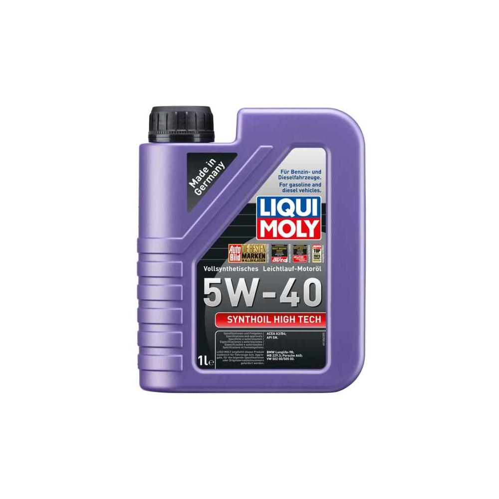 Moottoriöljy LIQUI MOLY SYNTHOIL HIGH TECH 5W40 1L