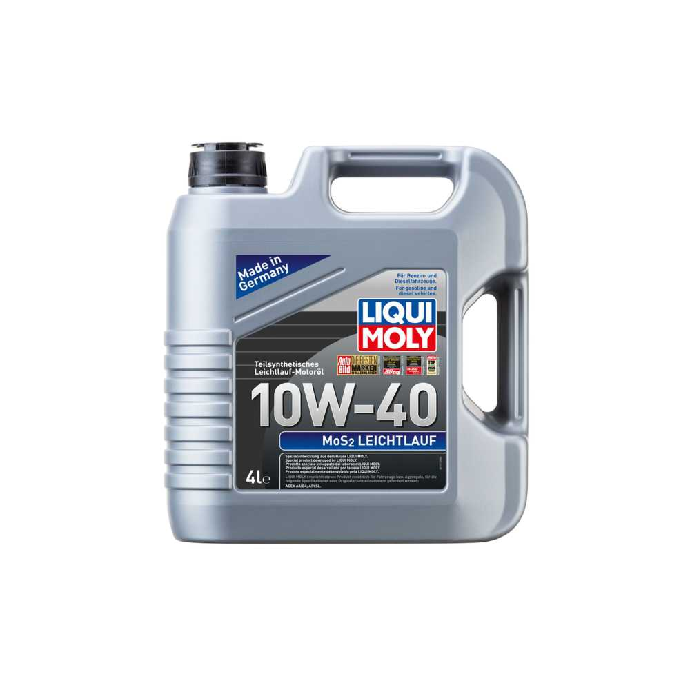 Moottoriöljy LIQUI MOLY MOS2 LEICHTLAUF 10W40 4L