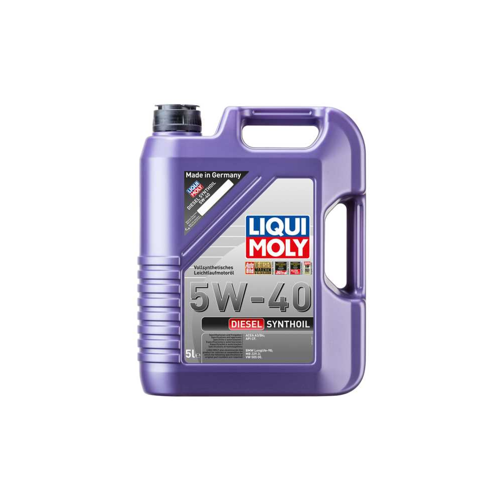 Moottoriöljy LIQUI MOLY DIESEL SYNTHOIL 5W40 5L