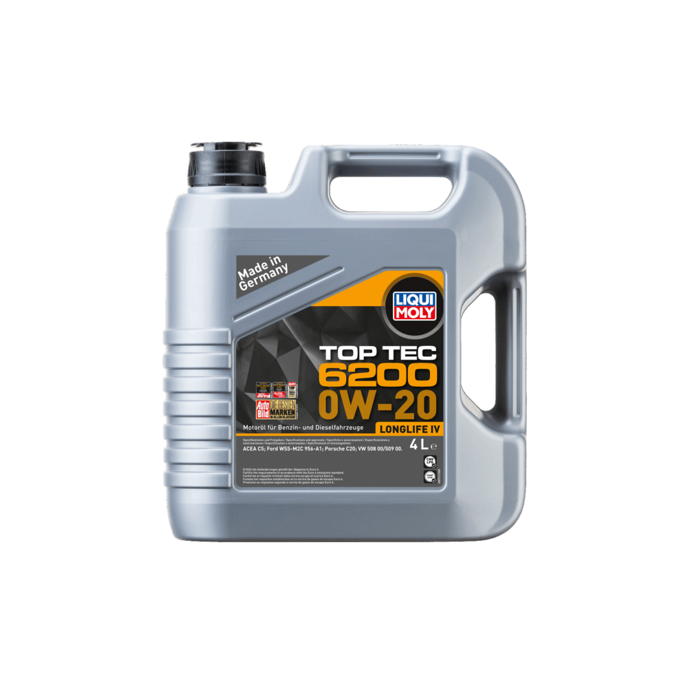 Moottoriöljy LIQUI MOLY TOP TEC 6200 0W20 4L