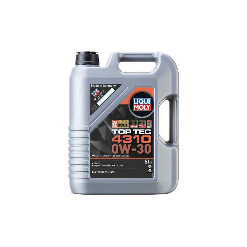 Moottoriöljy LIQUI MOLY TOP TEC 4310 0W30 5L