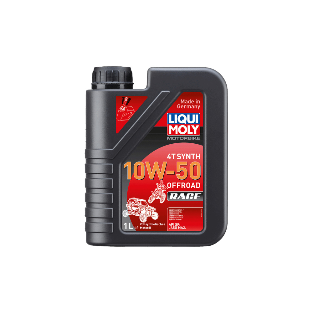 Moottoriöljy LIQUI MOLY MOTORBIKE 4T SYNTH OFFROAD RACE 10W50 1L