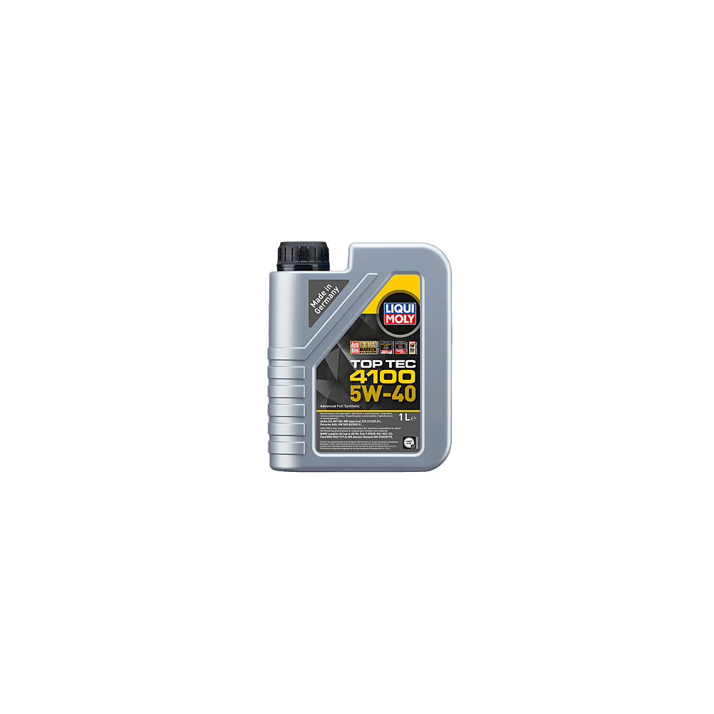 Moottoriöljy LIQUI MOLY TOP TEC 4100 5W40 1L