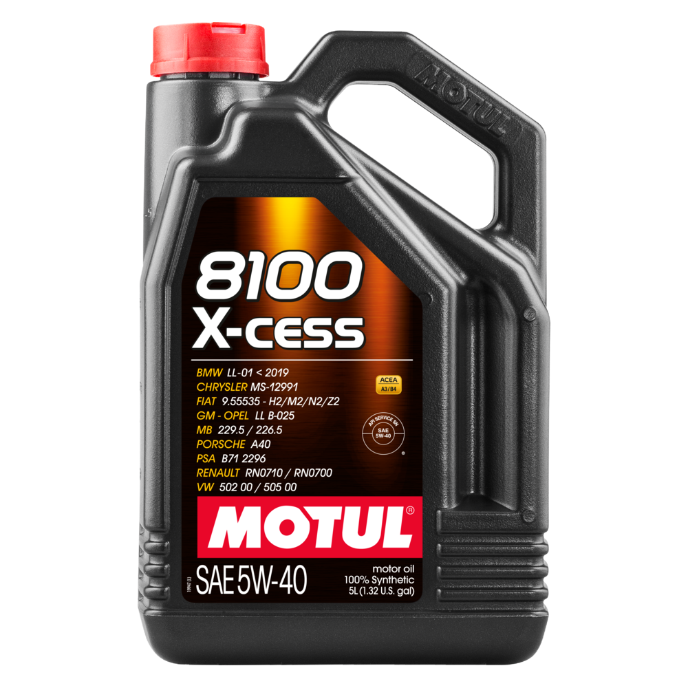 Moottoriöljy MOTUL 8100 X-CESS 5W40 5L