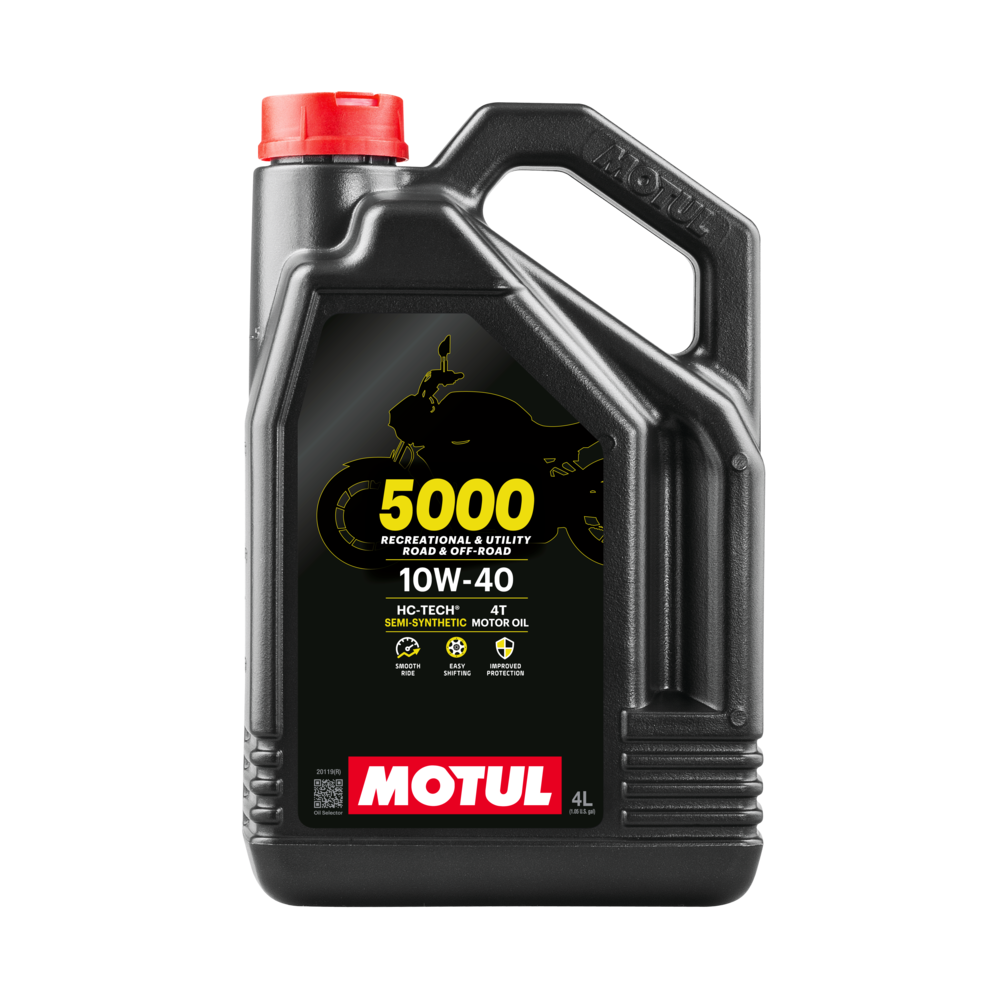Moottoriöljy MOTUL 5000 4T HC-TECH 10W40 4L