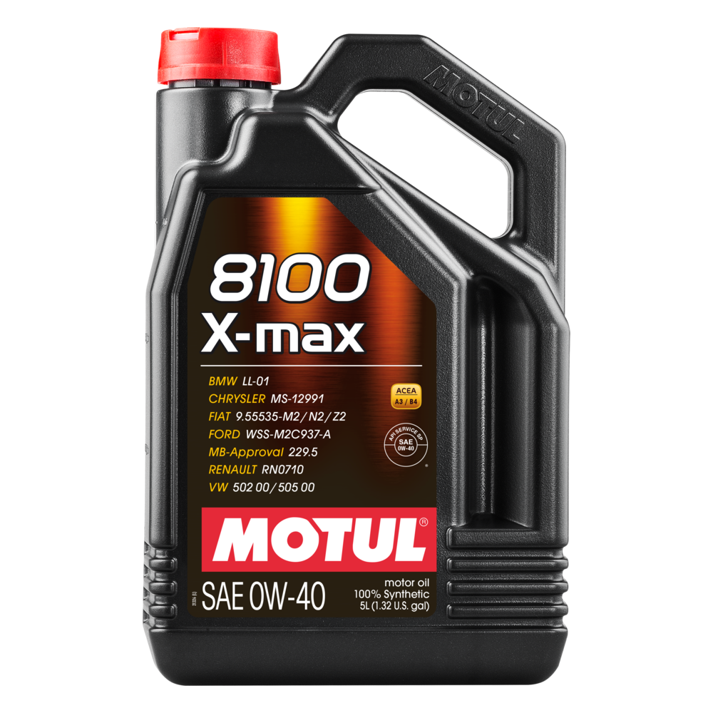 Moottoriöljy MOTUL 8100 X-MAX 0W40 5L