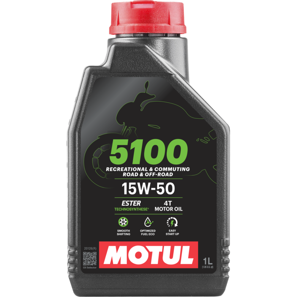 Moottoriöljy MOTUL 5100 4T 15W50 1L