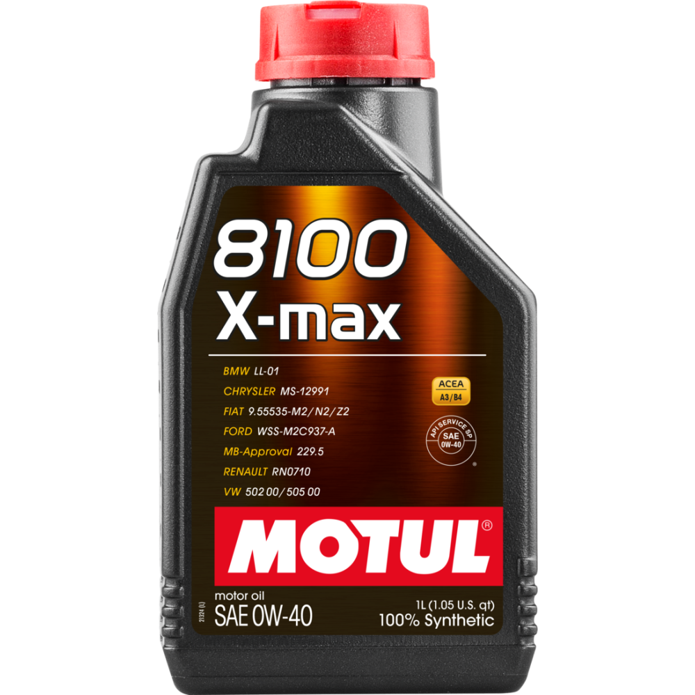 Moottoriöljy MOTUL 8100 X-MAX 0W40 1L