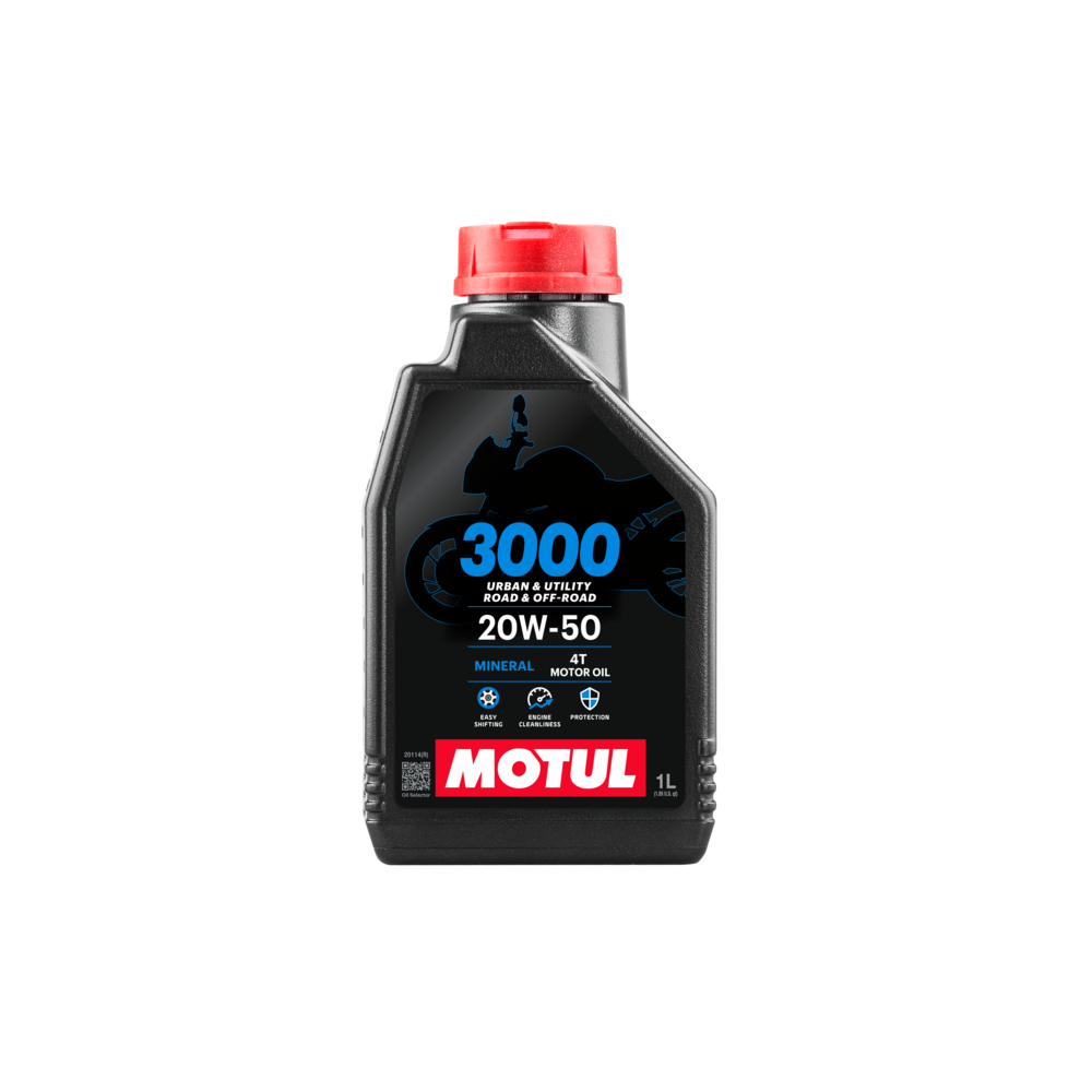 Moottoriöljy MOTUL 3000 4T 20W50 1L