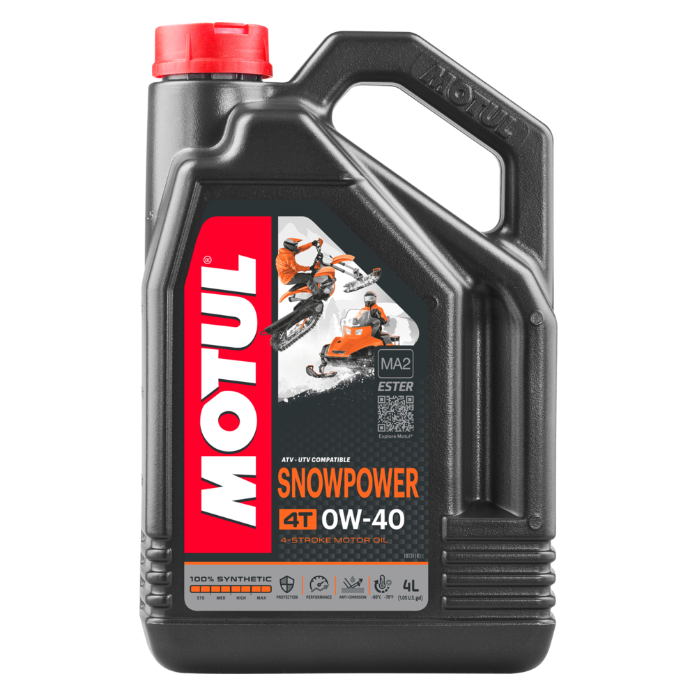 Moottoriöljy MOTUL SNOWPOWER 0W40 4T 4L