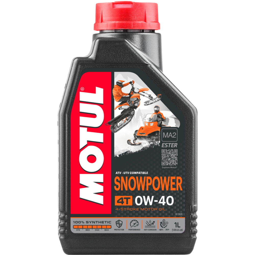 Moottoriöljy MOTUL SNOWPOWER 0W40 4T 1L