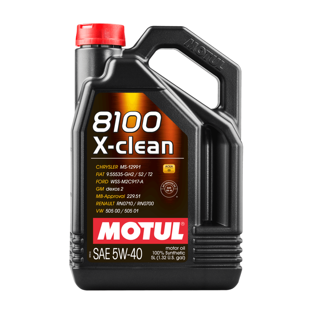 Moottoriöljy MOTUL 8100 X-CLEAN 5W40 5L