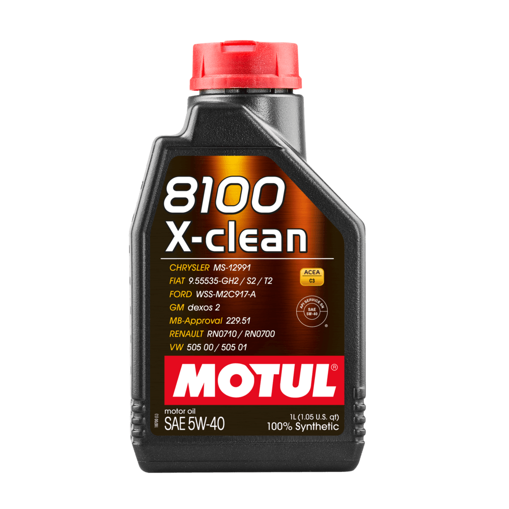 Moottoriöljy MOTUL 8100 X-CLEAN 5W40 1L