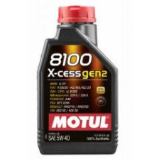 Moottoriöljy MOTUL 8100 X-CESS GEN2 5W40 1L