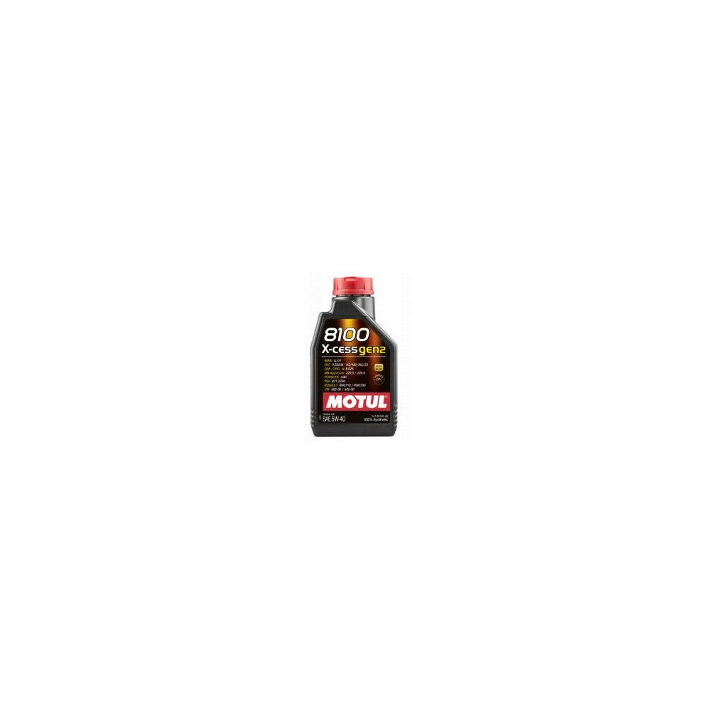 Moottoriöljy MOTUL 8100 X-CESS GEN2 5W40 1L