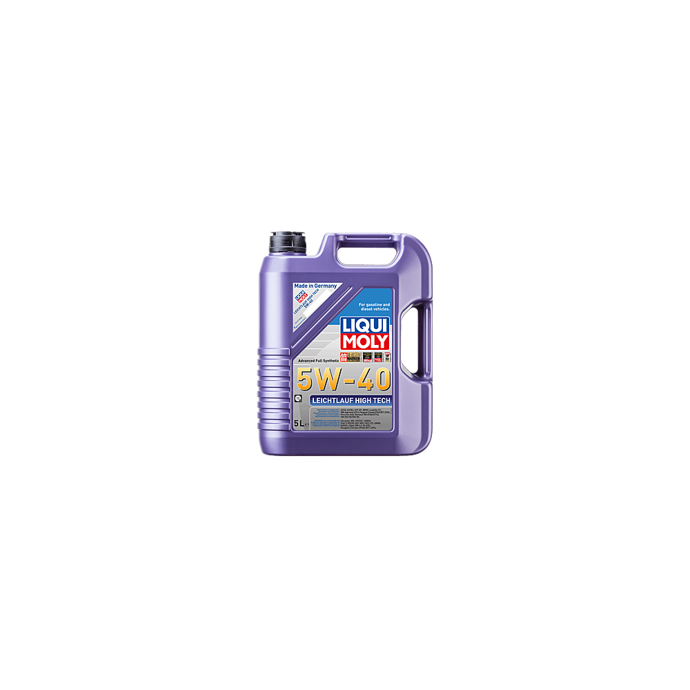 Moottoriöljy LIQUI MOLY LEICHTLAUF HIGH TECH 5W40 5L - 3