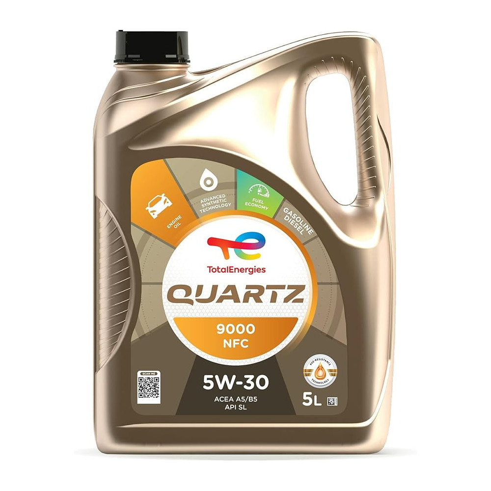 Moottoriöljy TOTAL 5W30 QUARTZ 9000 NFC 5L