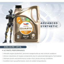 Moottoriöljy TOTAL 5W30 QUARTZ 9000 NFC 5L - 4