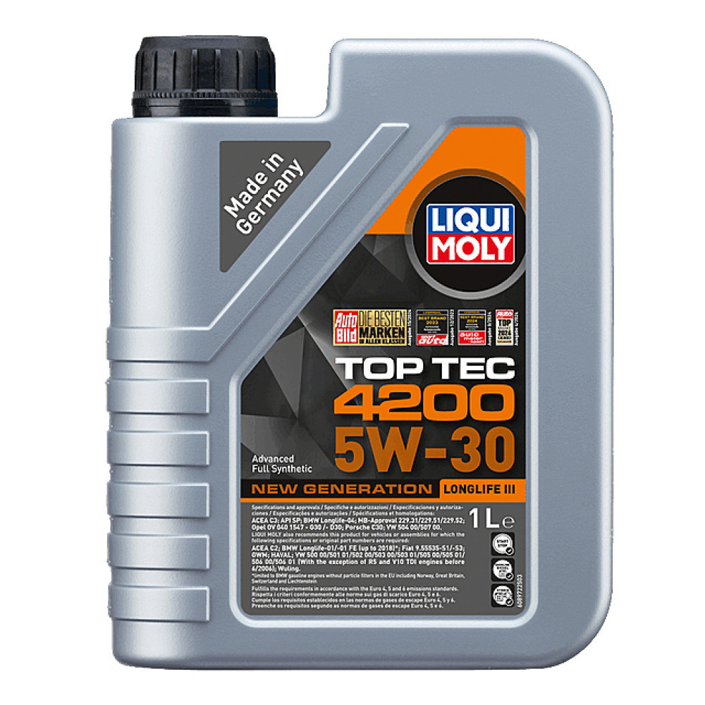 Moottoriöljy LIQUI MOLY TOP TEC 4200 5W30 1L