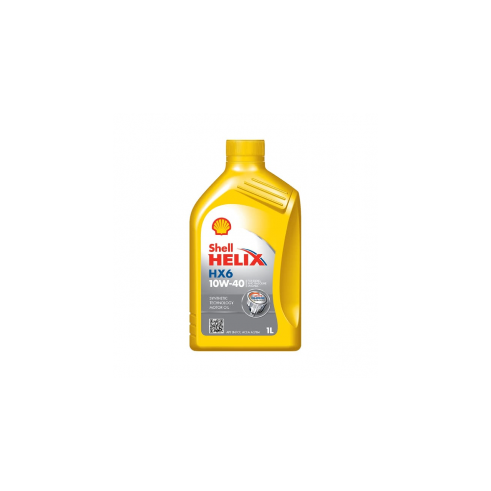 Moottoriöljy SHELL HELIX HX6 10W40 1L
