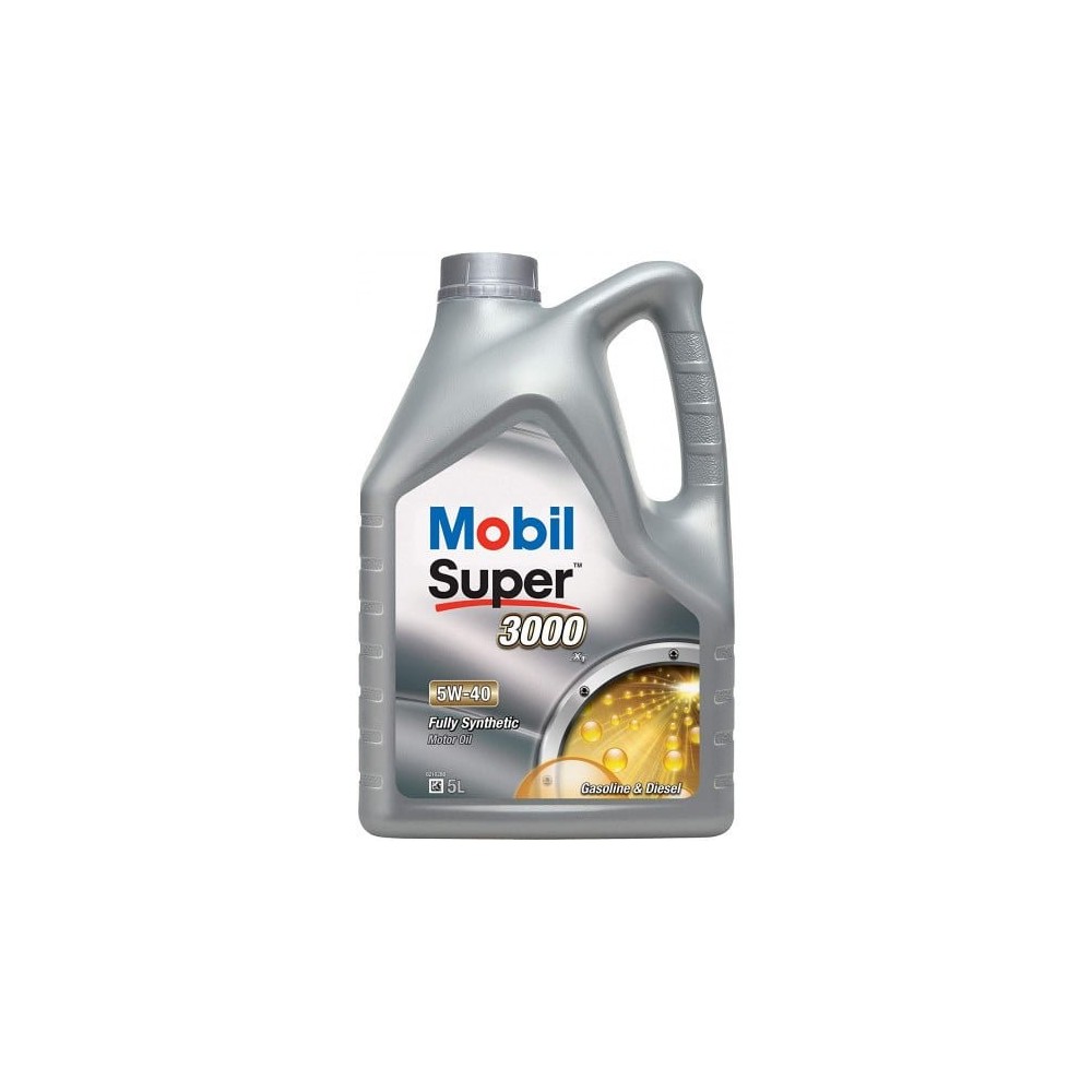 Moottoriöljy MOBIL 5W40 SUPER 3000 X1 5L