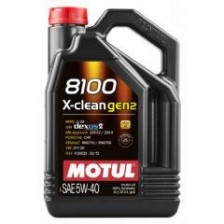 Moottoriöljy MOTUL 8100 X-CLEAN GEN2 5W40 5L