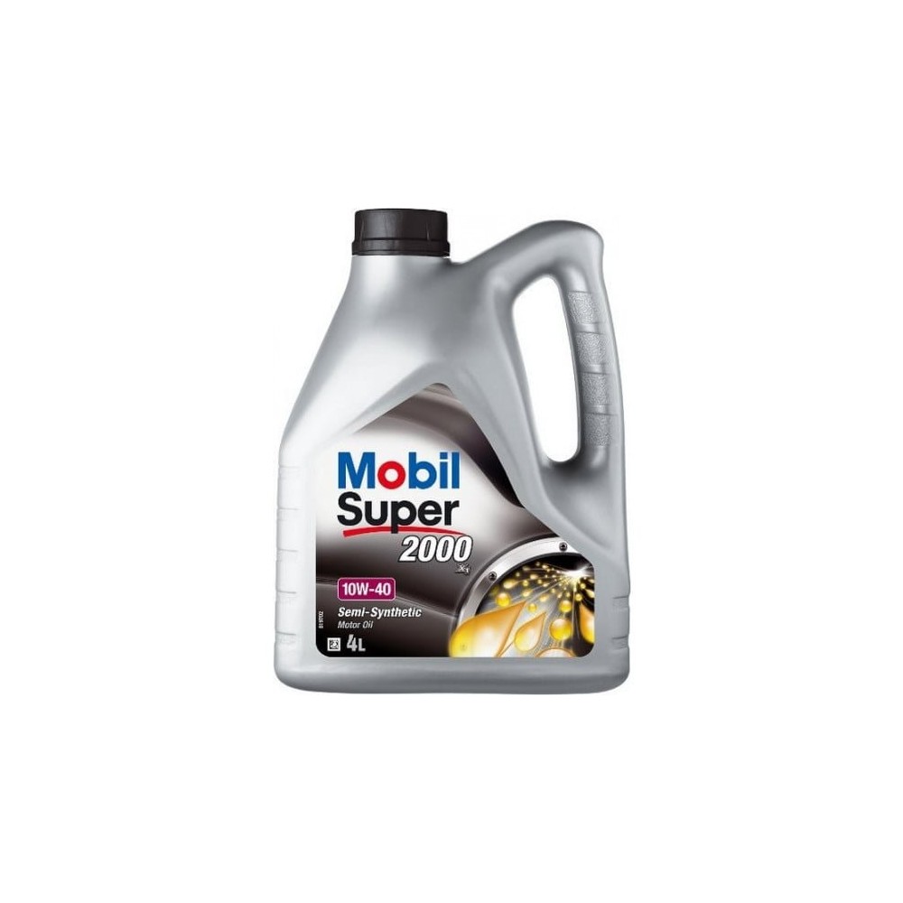 Moottoriöljy MOBIL 10W40 SUPER 2000 4L