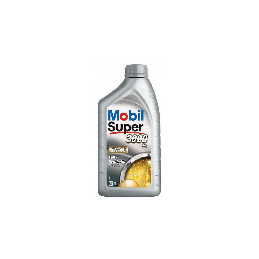 Moottoriöljy MOBIL 5W40 SUPER 3000 X1 1L