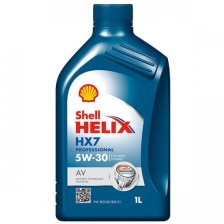Moottoriöljy SHELL HELIX HX7 PROFESSIONAL AV 5W30 1L