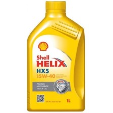 Moottoriöljy SHELL HELIX HX5 15W40 1L
