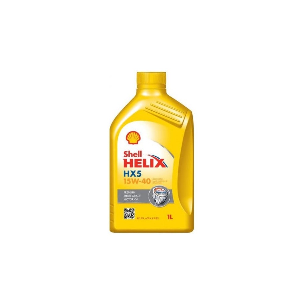 Moottoriöljy SHELL HELIX HX5 15W40 1L