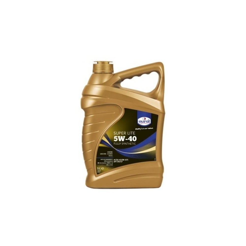 Moottoriöljy EUROL 5W40 SUPER LITE 5L