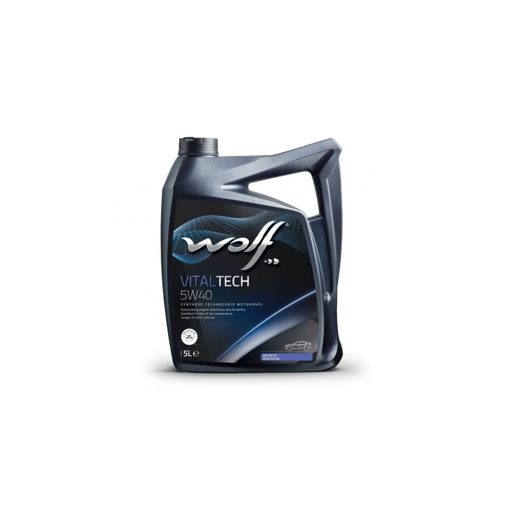 Moottoriöljy WOLF VITALTECH 5W40 5L