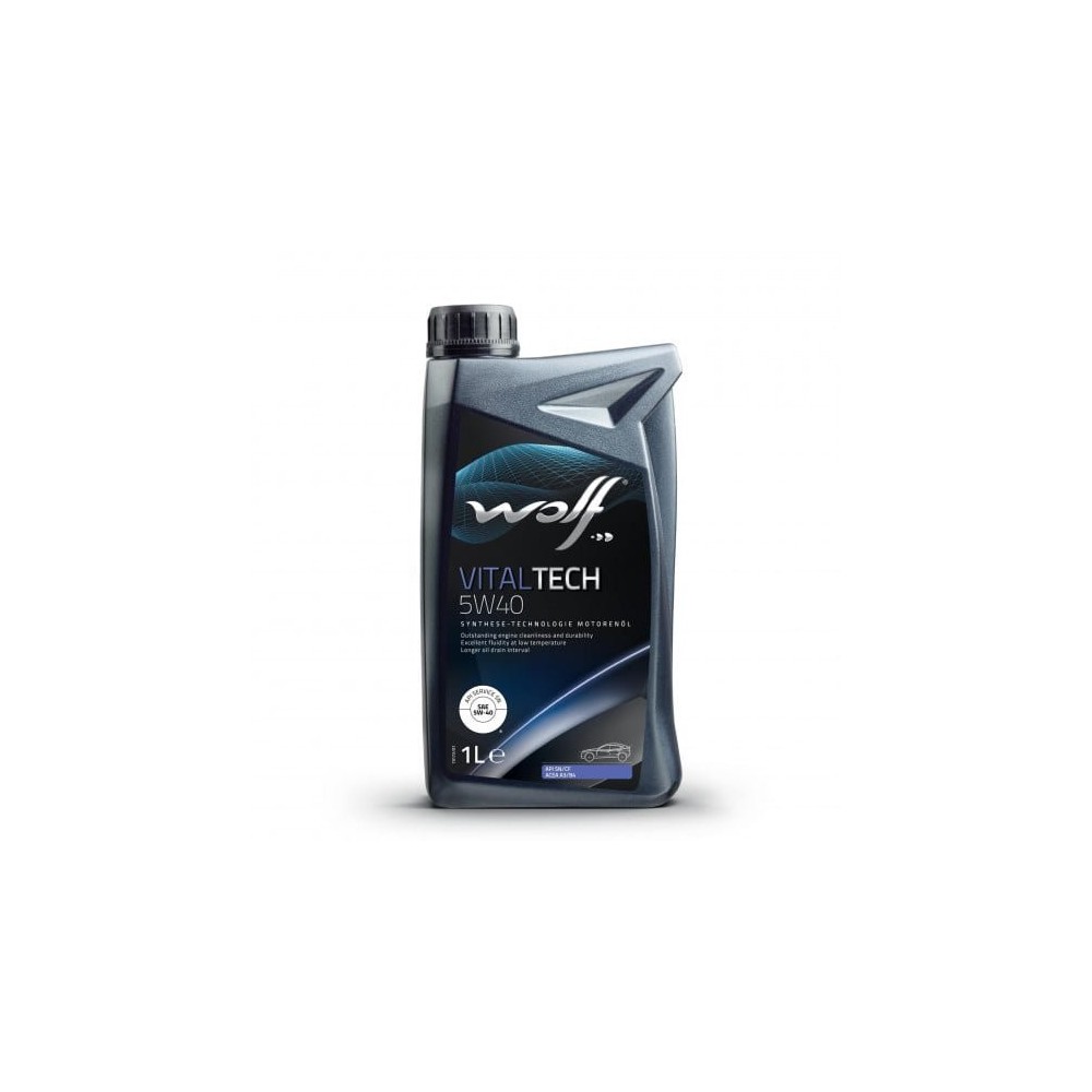 Moottoriöljy WOLF VITALTECH 5W40 1L