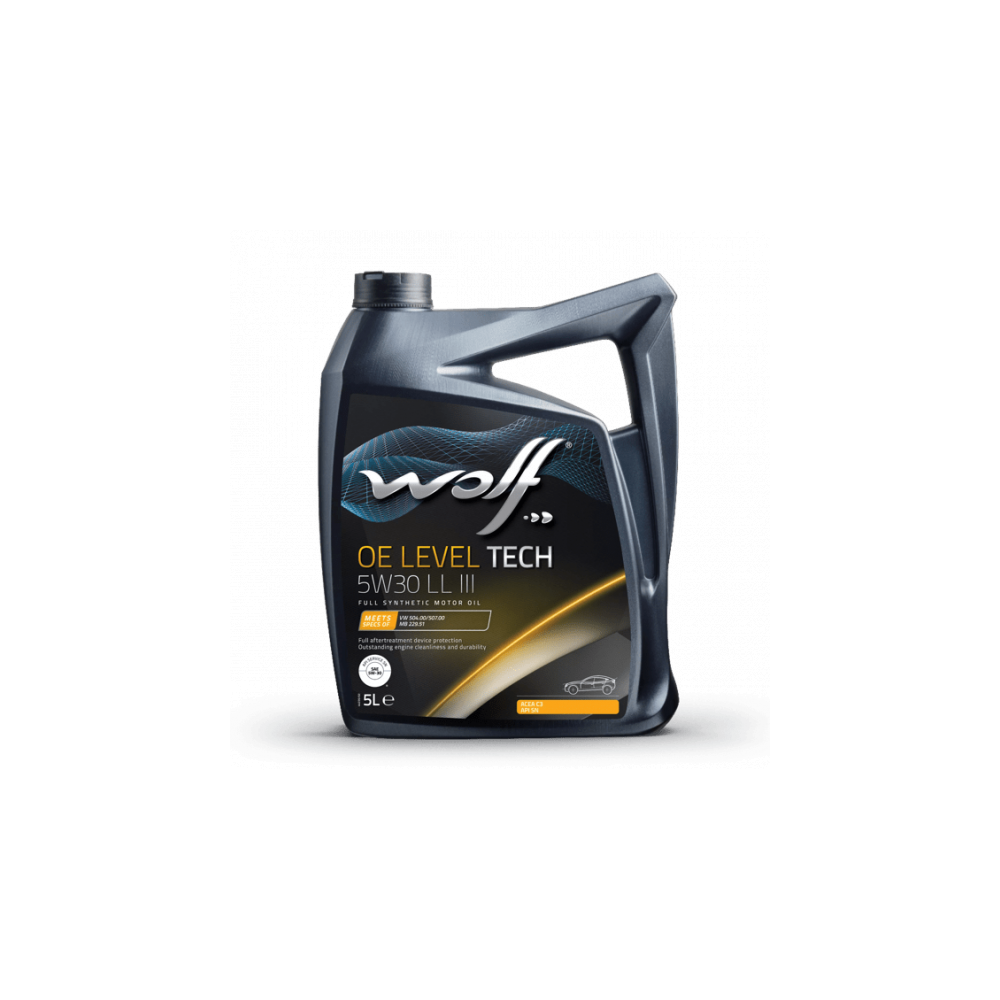 Moottoriöljy WOLF OE LEVELTECH 5W30 LL III 5L