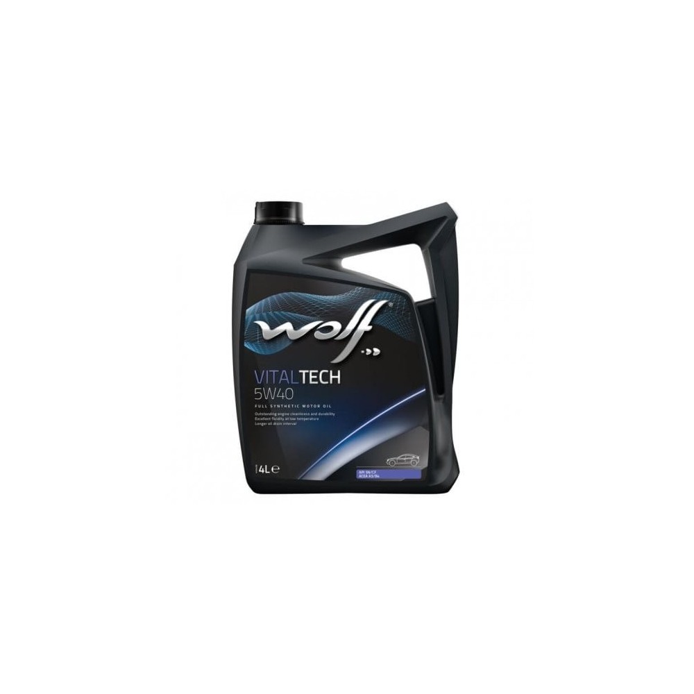 Moottoriöljy WOLF VITALTECH 5W40 4L