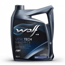 Moottoriöljy WOLF VITALTECH 5W40 PI C3 5L