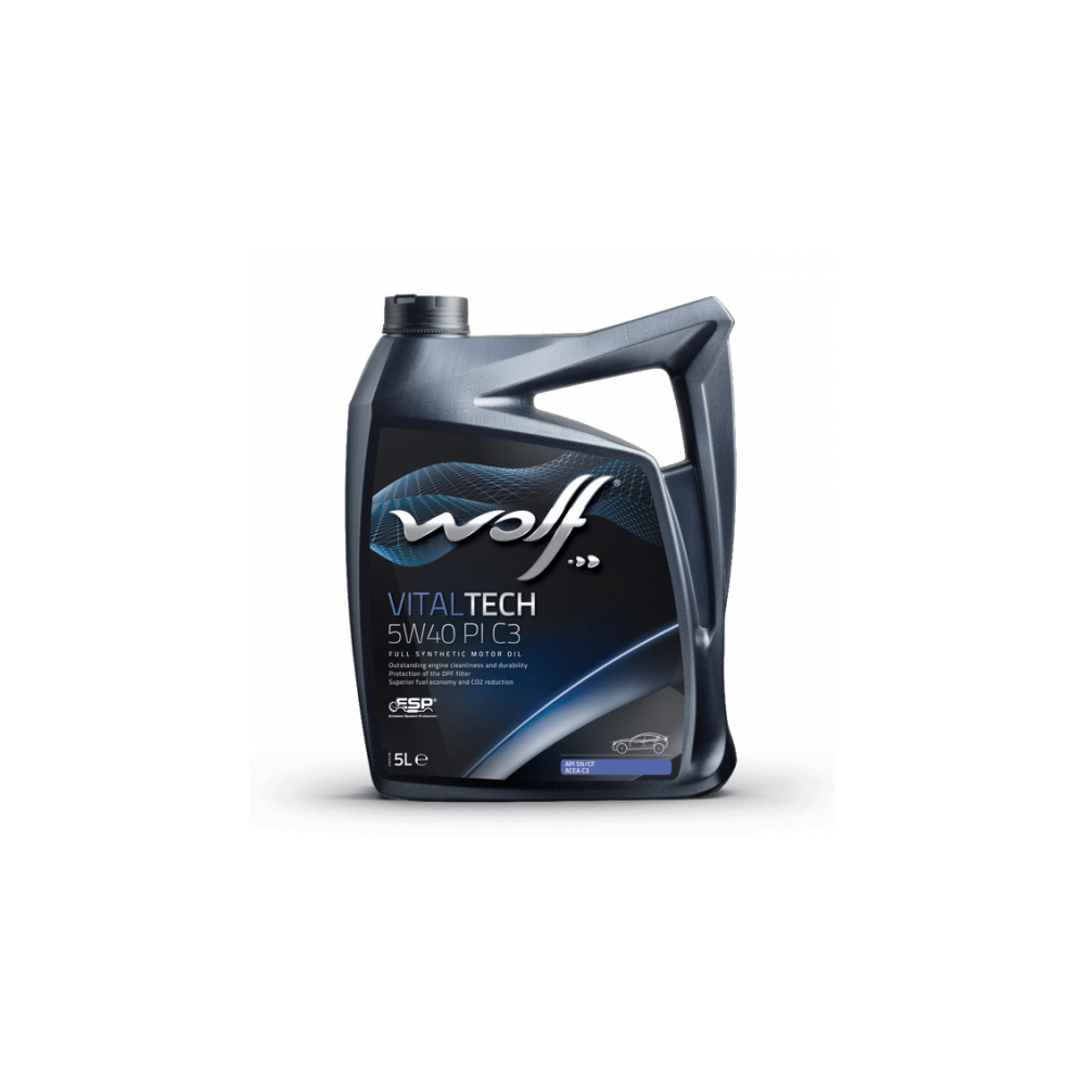 Moottoriöljy WOLF VITALTECH 5W40 PI C3 5L
