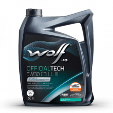 Moottoriöljy WOLF OFFICIALTECH 5W30 C3 LL III 5L