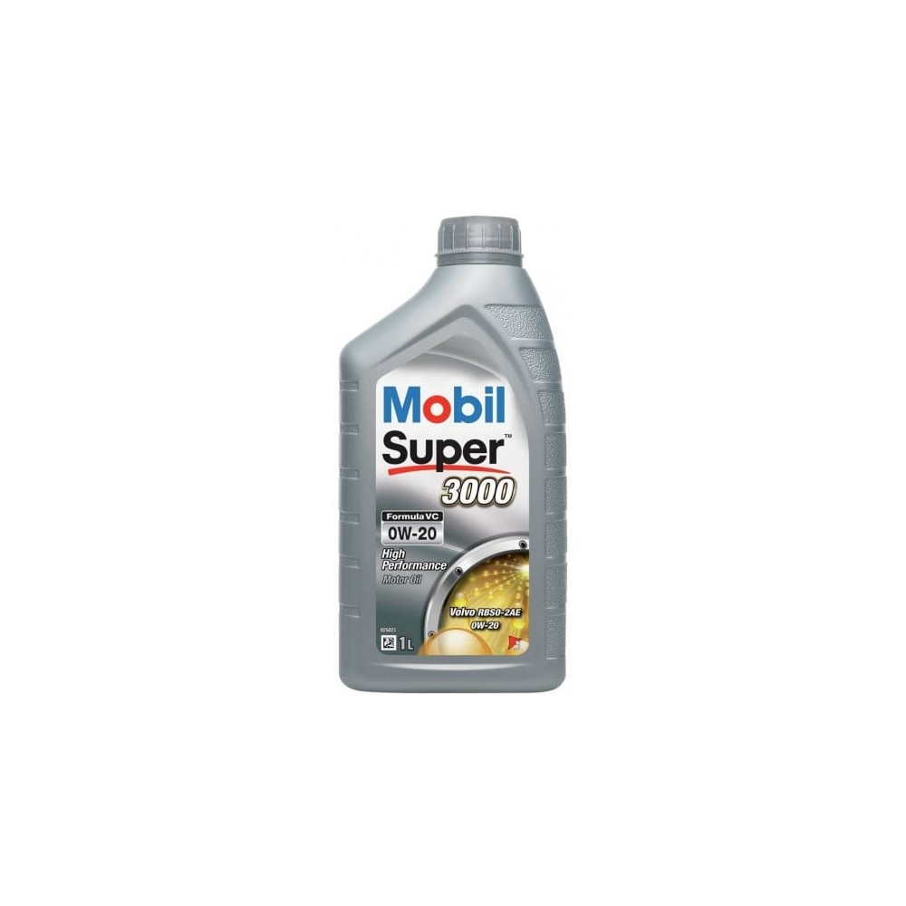 Moottoriöljy MOBIL 0W20 SUPER 3000 VC 1L