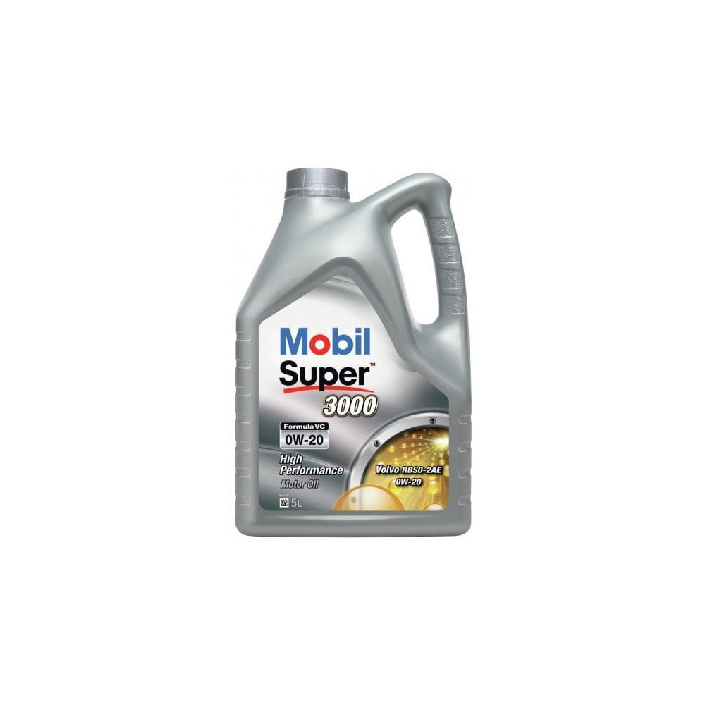 Moottoriöljy MOBIL 0W20 SUPER 3000 VC 5L
