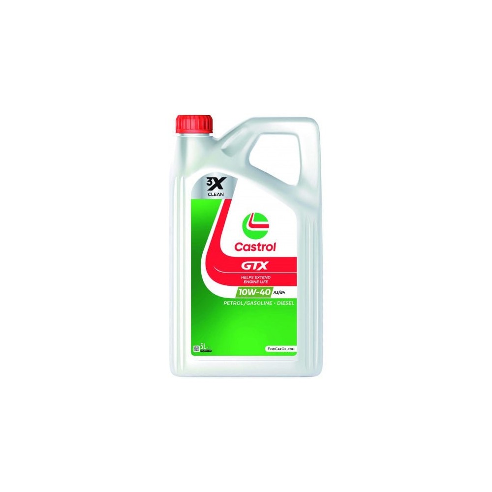 Moottoriöljy CASTROL 10W40 GTX A3/B4 5L