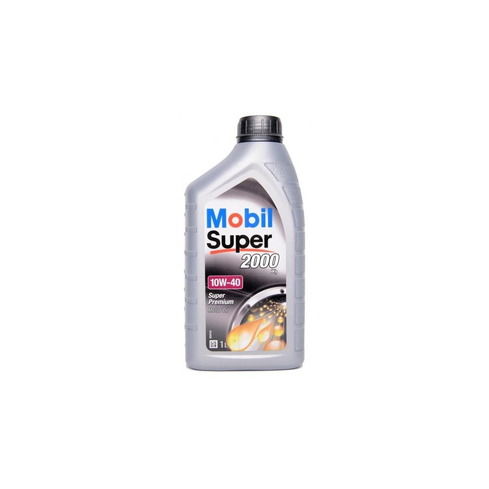 Moottoriöljy MOBIL 10W40 SUPER 2000 DIESEL 1L
