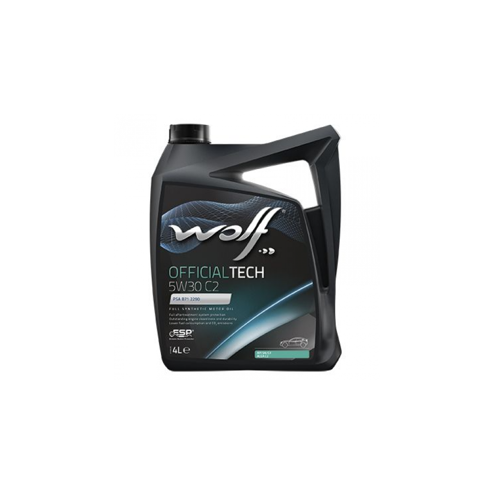Moottoriöljy WOLF OFFICIALTECH 5W30 C2 4L