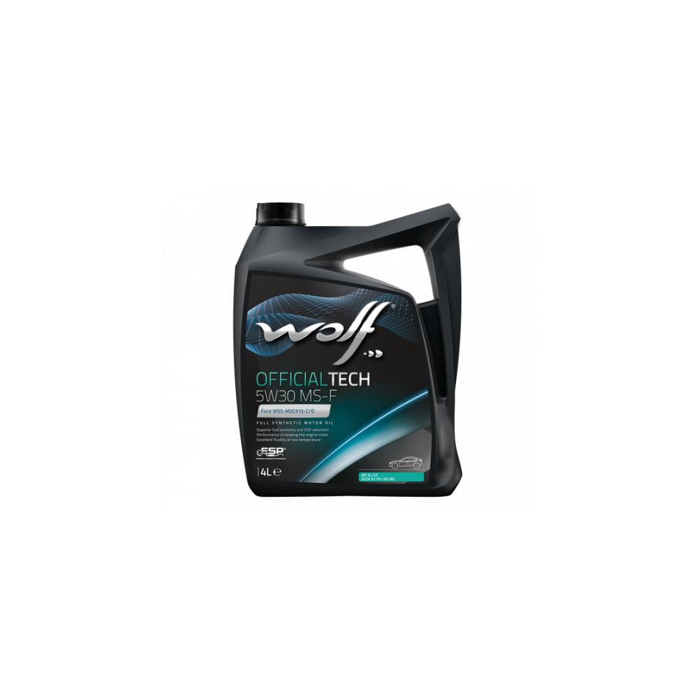 Moottoriöljy WOLF OFFICIALTECH 5W30 MS-F 4L